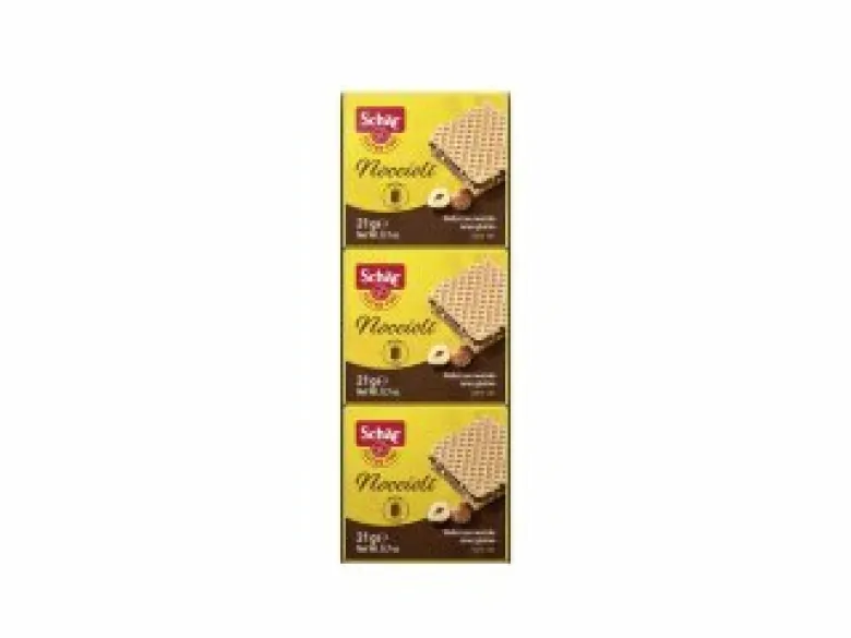 Schar Nocciolì wafers alle nocciole senza glutine 3x21g