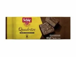 Schar Quadritos wafer al caco ricoperti di cioccolato fondente senza glutine 2x20g
