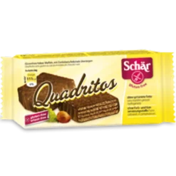 Schar Quadritos wafer al caco ricoperti di cioccolato fondente senza glutine 2x20g