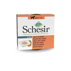 Schesir Pollo Con Papaya Cibo Umido Cani Adulti Lattina 150 g