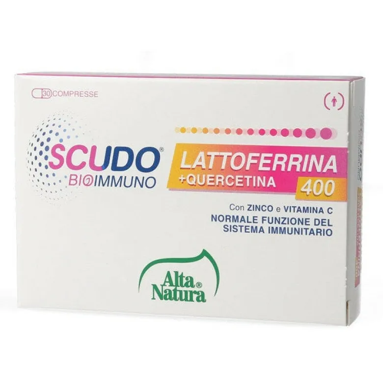 Scudo Lattoferrina + Quercetina 400 30 Compresse Integratore