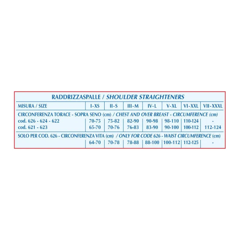Scudotex Raddrizzaspalle Posturale Con Fascia Lombare Altezza Cm 16 Taglia 1