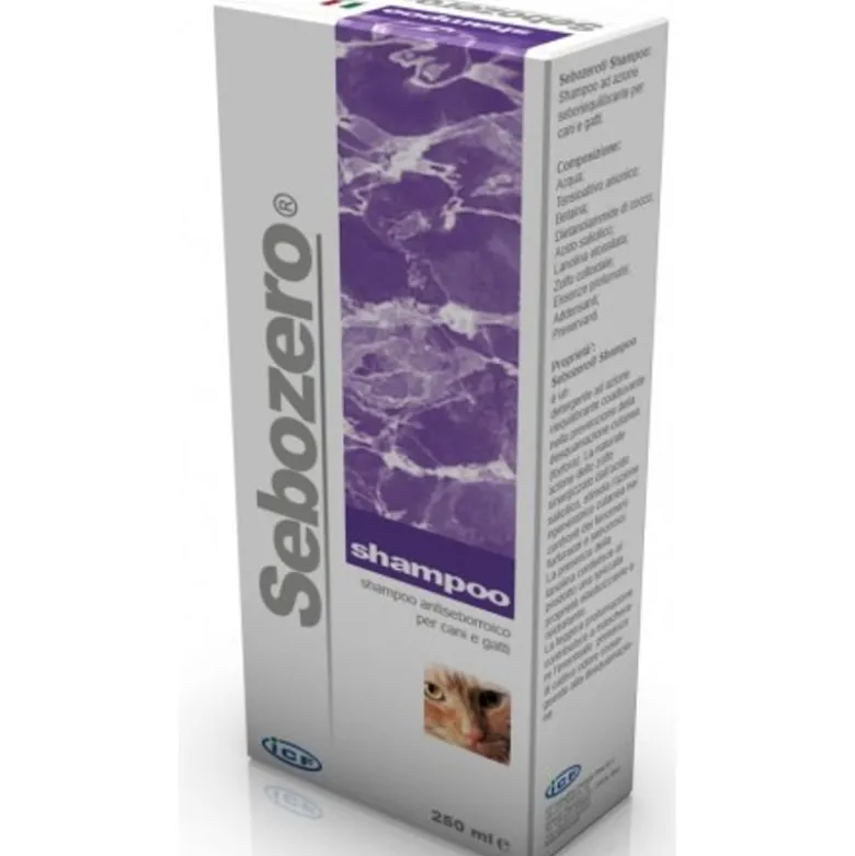 Sebozero Shampoo per cani e gatti 250ml