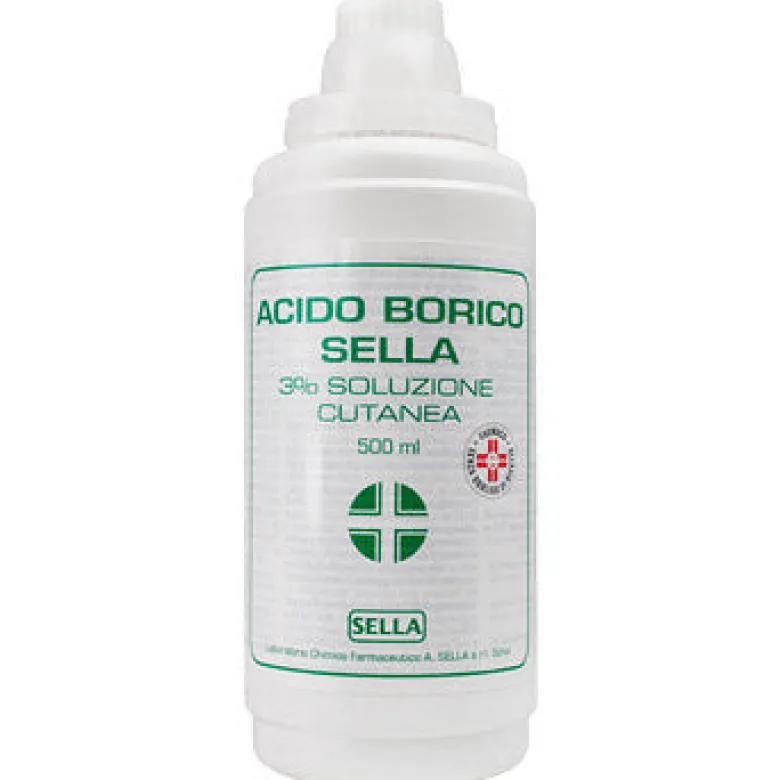 Sella Acido Borico 3% Soluzione cutanea 500ml