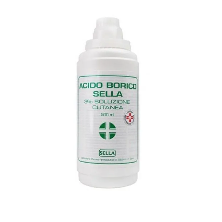 Sella Acido Borico 3% Soluzione cutanea 500ml