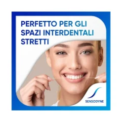 Sensodyne Filo Interdentale Cerato Con Fluoro Gusto Menta Fresca 30m