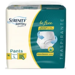 Serenity Soft Dry Sensitive Pants Extra Taglia L 14 Pezzi