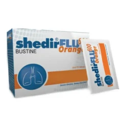 ShedirFlu 600 Orange Integratore Alimentare Vie Respiratorie 20 Bustine