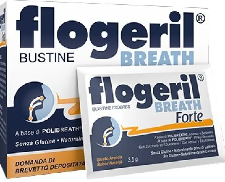 Shedir Pharma Flogeril Breath Forte per il benessere di naso e gola 18 bustine