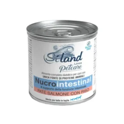 Siland Nucrointestinal Gusto Salmone Con Riso Cibo Umido Per Cani Adulti Lattina 300g