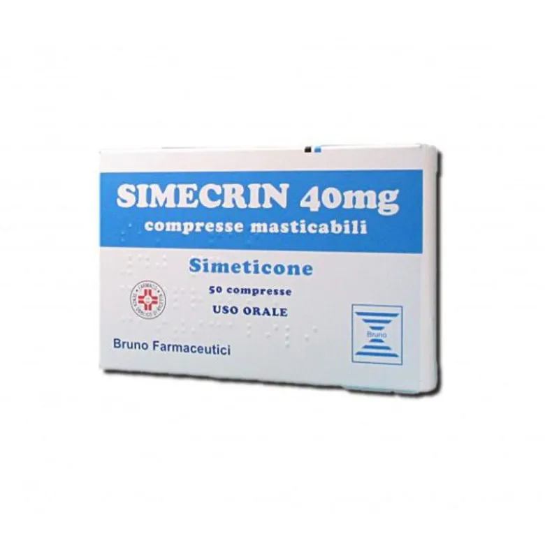 Simecrin 50 Compresse Masticabili Meteorismo 40mg