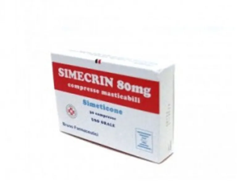 Simecrin disturbi funzionali Gastrointestinali 30 compresse masticabili 80 mg