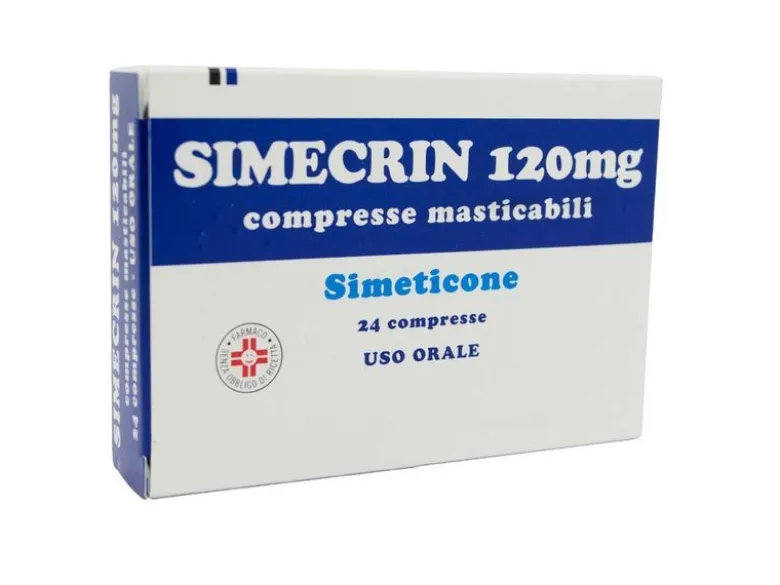 Simecrin disturbi funzionali gastrointestinali 24 compresse masticabili 120 mg