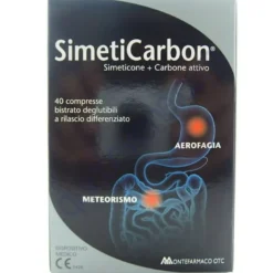Simeticarbon previene fenomeni di flatulenza 40 compresse