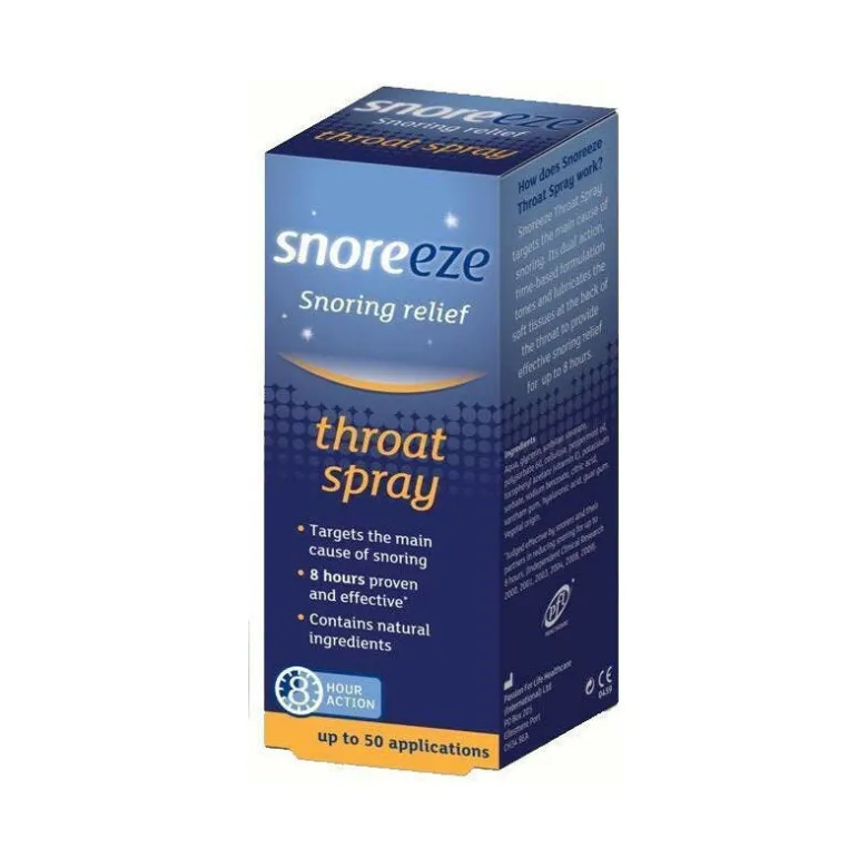 Snoreeze Throat Spray 23,5ml Sollievo Russamento Notturno