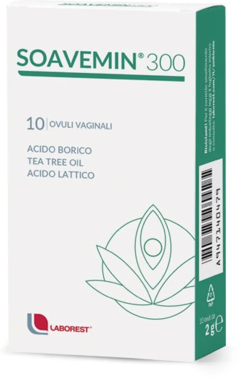 Soavemin 300 Ovuli Vaginali 10 Pezzi