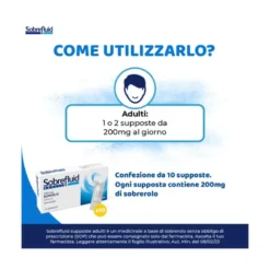 Sobrefluid adulti 10 supposte 200 mg