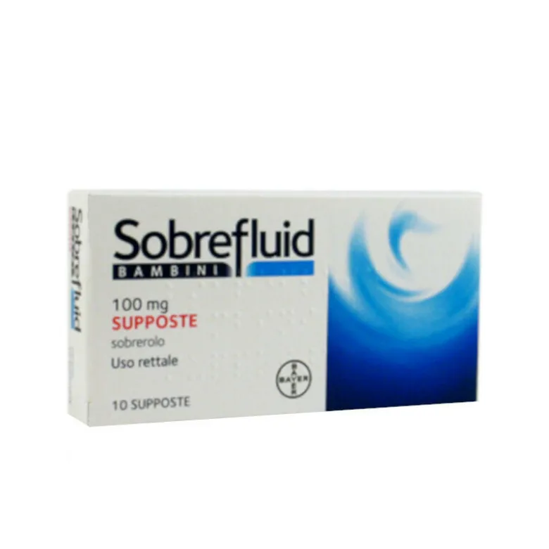 Sobrefluid bambini 10 supposte 100 mg