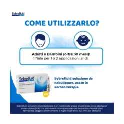 Sobrefluid per tosse e vie respiratorie 40mg/3ml soluzione da nebulizzare 10 fiale