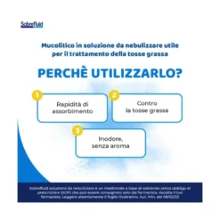 Sobrefluid per tosse e vie respiratorie 40mg/3ml soluzione da nebulizzare 10 fiale