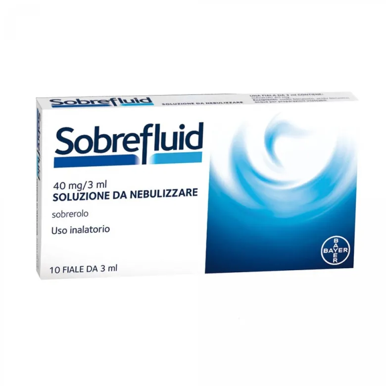 Sobrepin Aerosol 40mg/3ml soluzione da nebulizzare 10 contenitori monodose