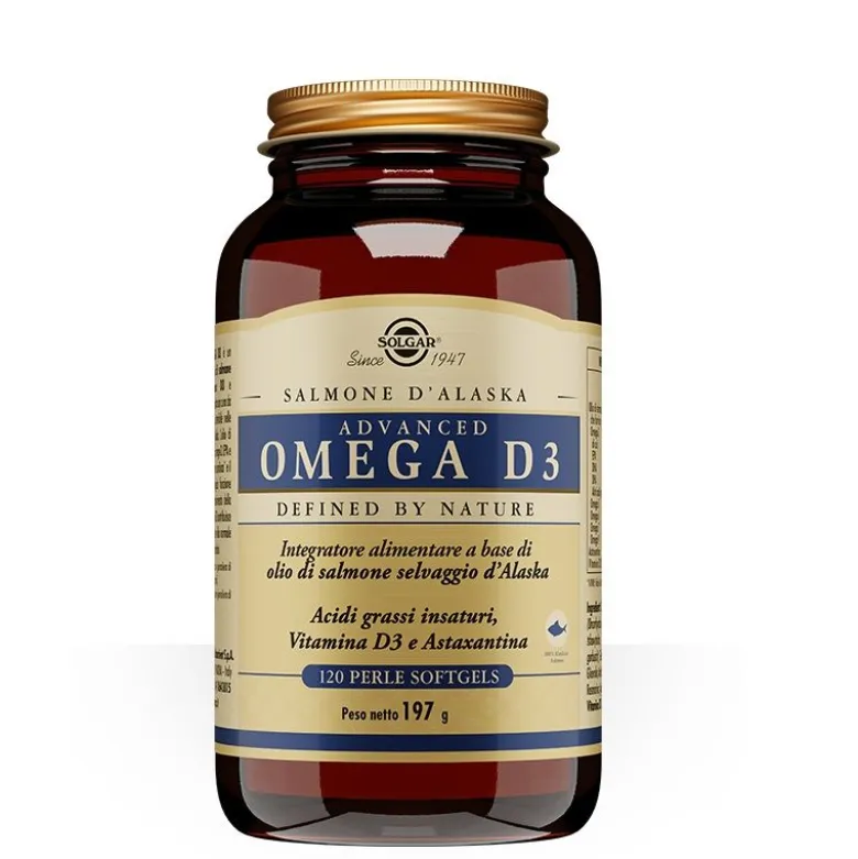 Solgar Advanced Omega D3 120 Perle - Integratore di Qualità