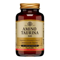 Solgar Amino Taurina 500 integratore alimentare 50 capsule vegetali