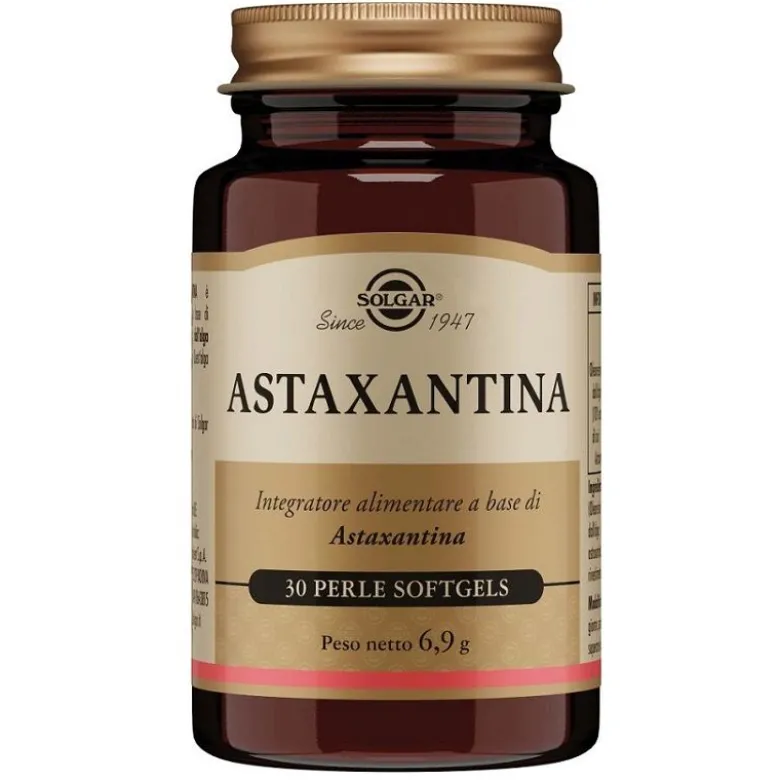 Solgar Astaxantina 30 Perle - Antiossidante Naturale Potente