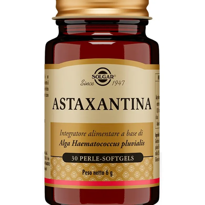 Solgar Astaxantina 30 Perle - Antiossidante Naturale Potente