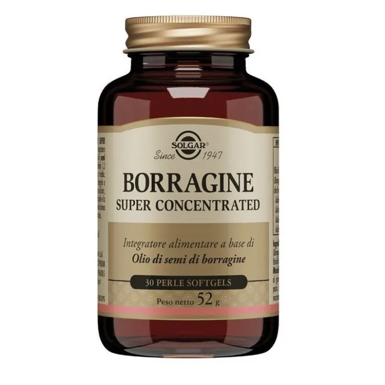 Solgar Borragine Super Concentrato integratore alimentare 30 perle softgel
