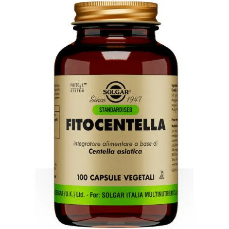 Solgar Fitocentella per la funzionalità del microcircolo 100 capsule vegetali