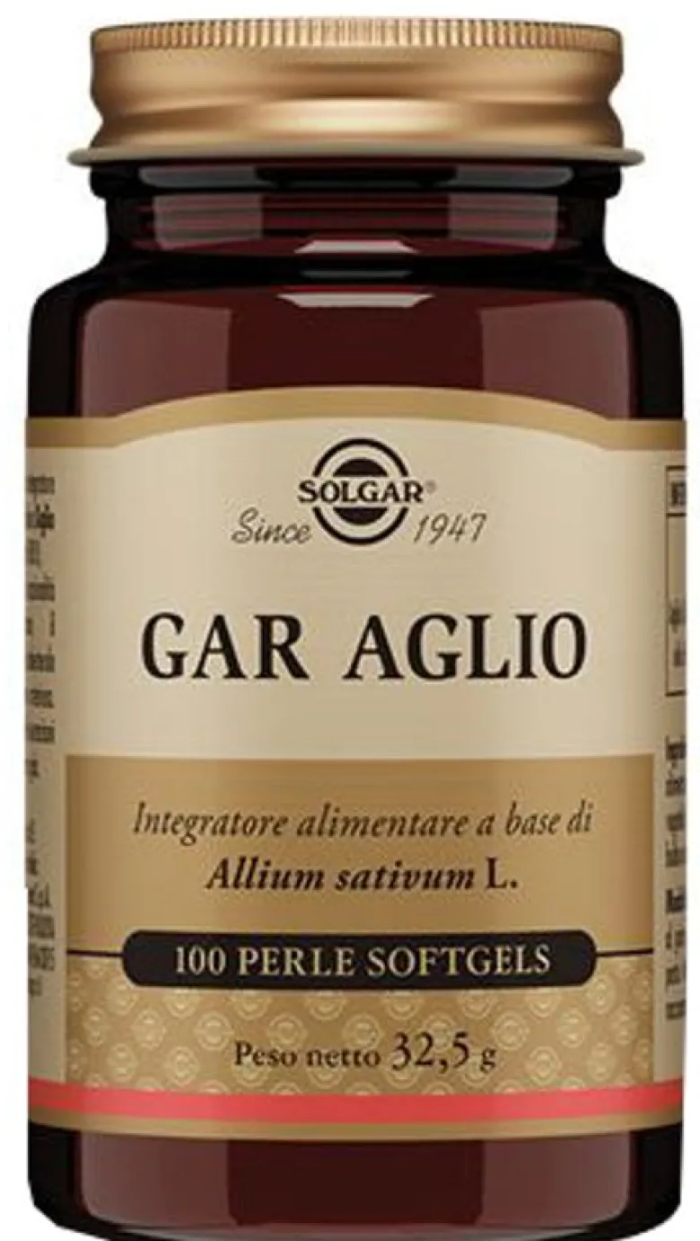 Solgar Gar Aglio per il benessere di naso e gola 100 perle softgels