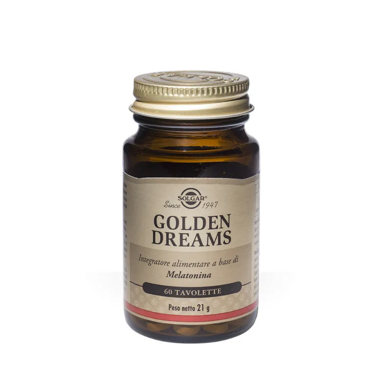 Solgar Golden Dreams Integratore Alimentare a Base Di Melatonina 60 Compresse