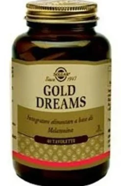 Solgar Golden Dreams Integratore Alimentare a Base Di Melatonina 60 Compresse