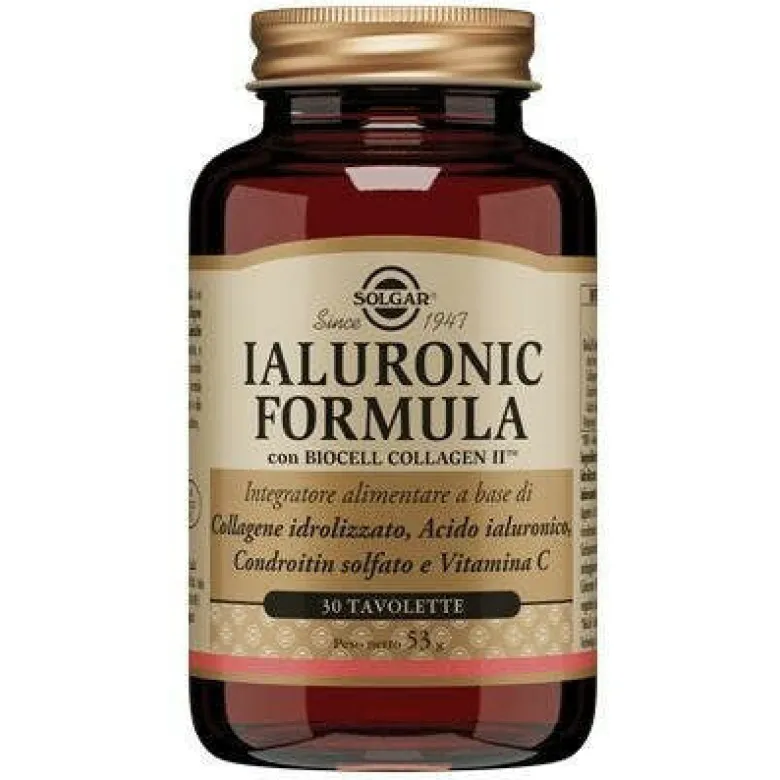 Solgar Ialuronic Formula 30 Tavolette - Salute e Benessere