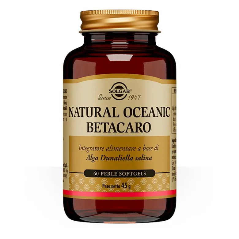 Solgar Natural Oceanic Betacaro 60 Perle Softgels Integratore
