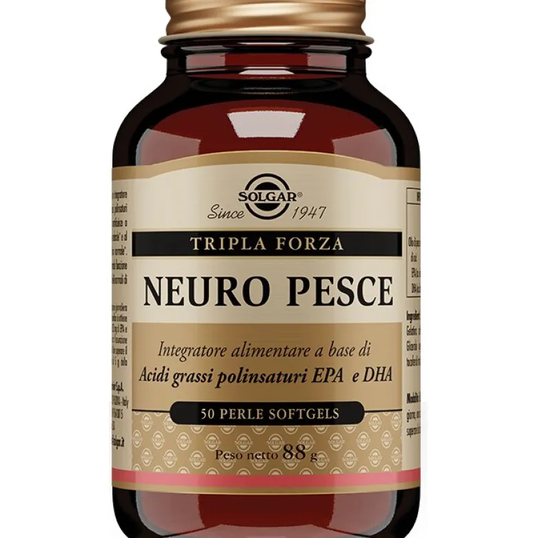 Solgar Neuro Pesce 50 Perle - Integratore Omega 3 Naturale