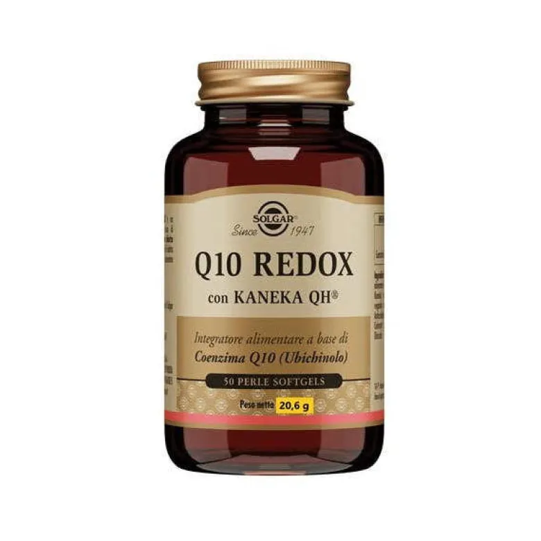 Solgar Q10 Redox 50 Perle Softgel - Antiossidante Potente