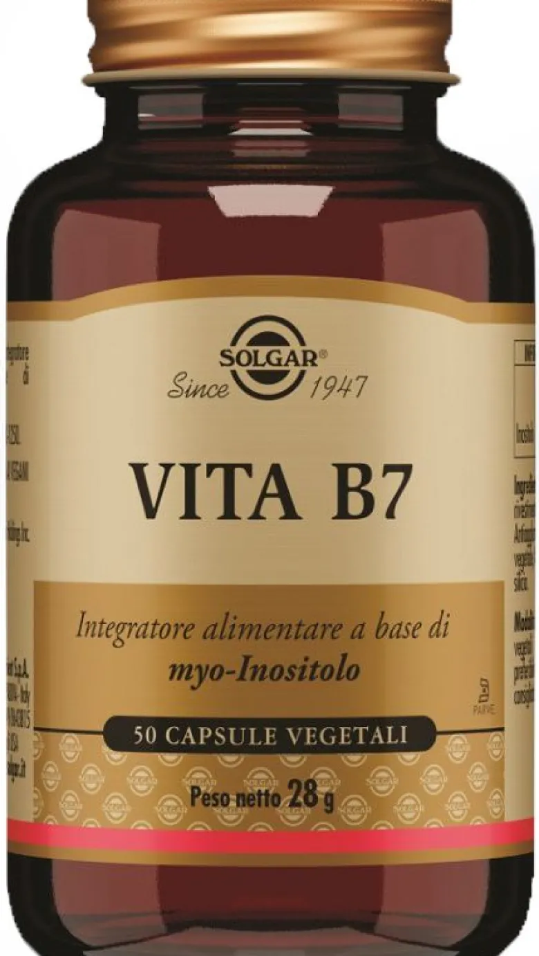 Solgar Vita B7 50 Capsule Vegetali - Integratore Biotina