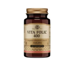 Solgar Vita Folic 400 Integratore a base di Acido folico 100 tavolette