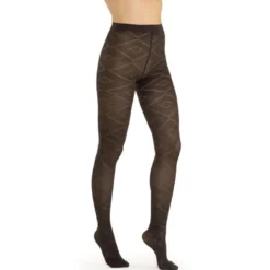 Solidea Babylon Collant in fantasia 70 denari colore Nero Taglia L 1 paio