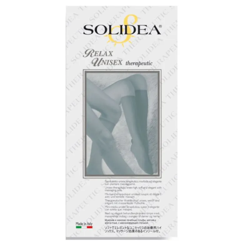 Solidea Gambaletto Relax Unisex CL2 Punta Aperta Blu Scuro Taglia XL