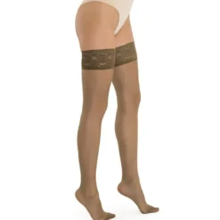 Solidea Marilyn Calze Autoreggenti 140 denari colore Camel Taglia L 1 paio