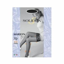 Solidea Marilyn Calze Autoreggenti 70 denari colore Visone Taglia M 1 paio