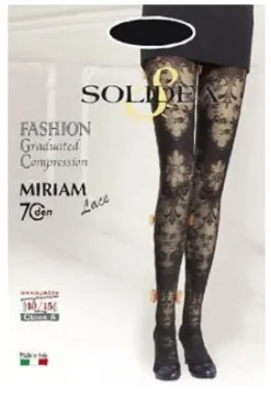 Solidea Miriam 70 Lace Collant Pizzo Colore Nero Taglia 3 - M/L