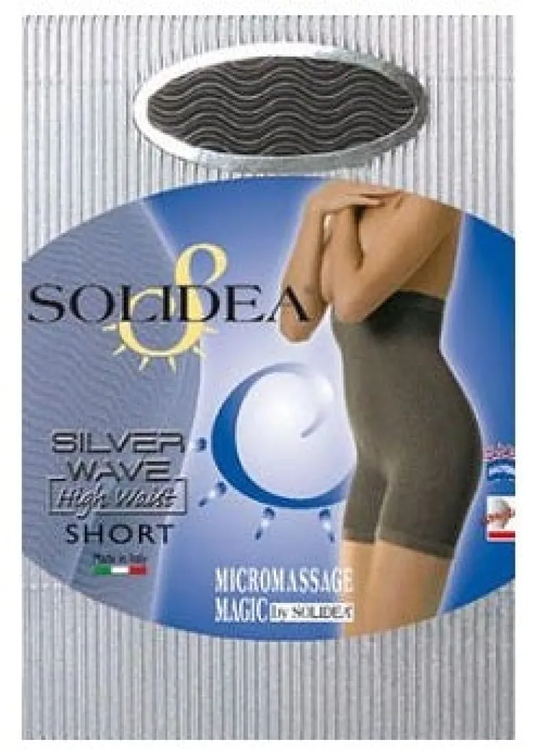 Solidea Silver Wave High Waist Short Nero Taglia 2-M