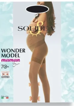 Solidea Wonder Model Maman Collant 70 denari colore Nero Taglia XL 1 paio
