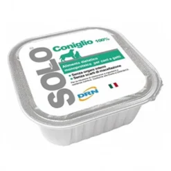 Solo Coniglio alimento monoproteico cani e gatti 100g