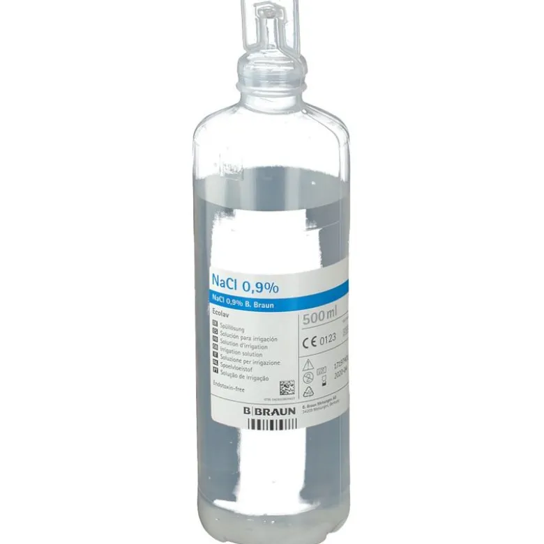 Soluzione Fisiologica 0,9% Sodio Cloruro 500ml Sterile