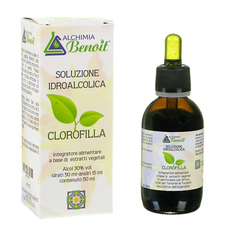 Soluzione Idroalcolica Clorofilla integratore 50 ml